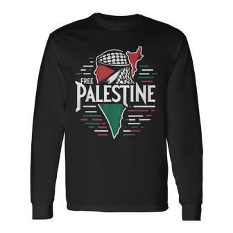 Free Palestine T Long Sleeve T-Shirt - Monsterry DE