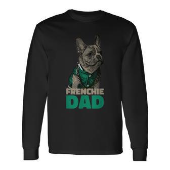 Frenchie Dad French Bulldog Dad Langarmshirts - Geschenkecke