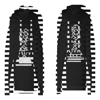 Fun Pineapple Swing Swingers Upsidedown Pineapple Joke Long Sleeve T-Shirt - Thegiftio