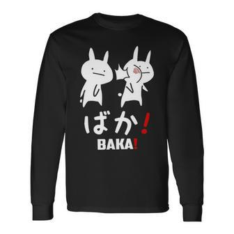Anime Baka Rabbit Slap Japanese Long Sleeve T-Shirt | Mazezy