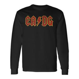 Bassist E A D G Bass Strings Satire Long Sleeve T-Shirt - Monsterry DE