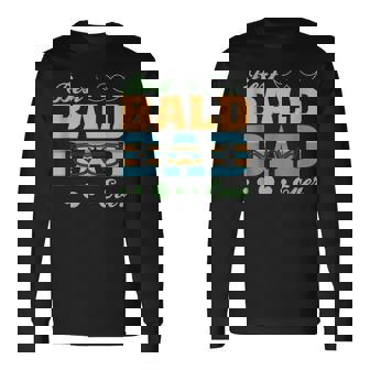 Best Bald Dad Ever Father's Day Long Sleeve T-Shirt - Thegiftio