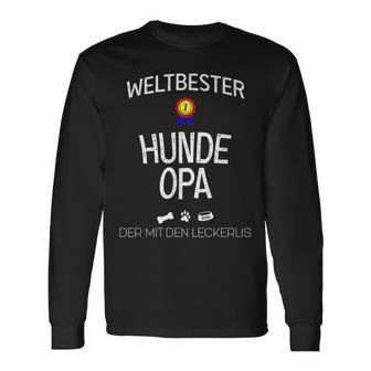 Best Dogs Grandpa Saying Der Mit Den Leckerlis Langarmshirts - Seseable