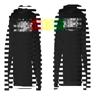 Bumbaclot Jamaican Slang Reggae Music Long Sleeve T-Shirt - Monsterry