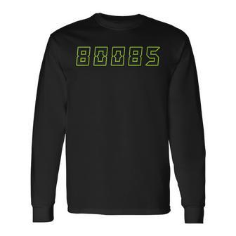 Calculator Joke 80085 Boobs Math Student Long Sleeve T-Shirt - Monsterry DE