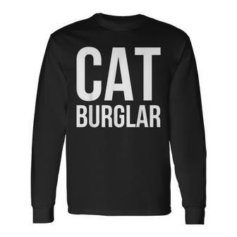 Cat Burglar Outlaw Thief T Long Sleeve T-Shirt - Monsterry AU