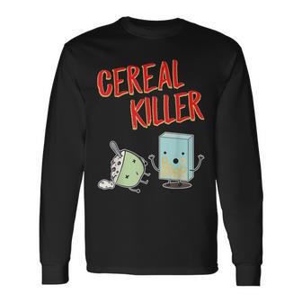 Cereal Killer Food Graphic Novelty Long Sleeve T-Shirt - Monsterry DE