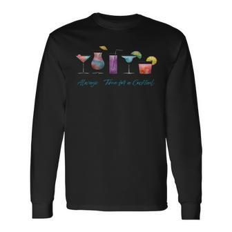 Cocktail Party Cocktail Langarmshirts - Seseable