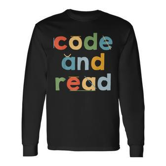 Code And Read Dyslexia Learning Disability Dyslexic Long Sleeve T-Shirt - Monsterry DE