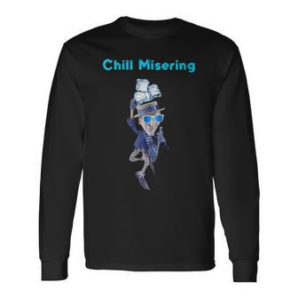 Cold Weather Snow Chill Misering Novelty Long Sleeve T-Shirt - Monsterry UK