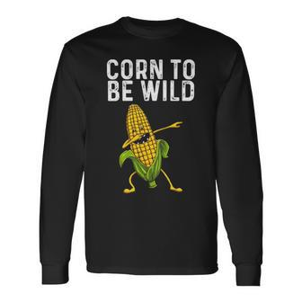 Corn For Corn The Cob Costume Farmer Long Sleeve T-Shirt | Mazezy