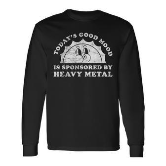 Cute Vintage Retro Heavy Metal Or Heavy Metal Long Sleeve T-Shirt | Mazezy
