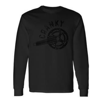 Cycling Bicycle Riders Cool Bike Crank Cycling Long Sleeve T-Shirt - Monsterry CA
