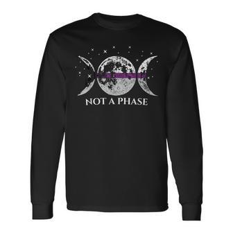 Demisexual Pride Flag Not A Phase Long Sleeve T-Shirt - Monsterry