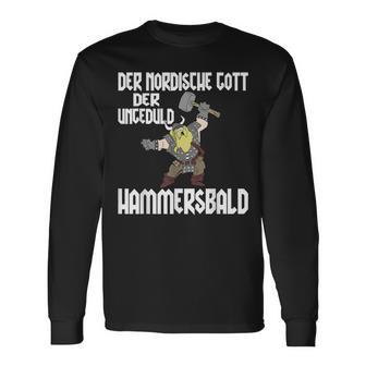 Der Nordische Gott Der Impatient Langarmshirts - Seseable