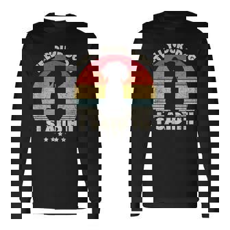 Dog Tell Your Dog I Said Hi Retro Style Long Sleeve T-Shirt | Seseable UK