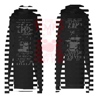 Drummer Drummer Drum Kit Langarmshirts - Seseable