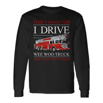 Firefighter Quote Fireman Rescuer Firefighters Long Sleeve T-Shirt | Mazezy AU