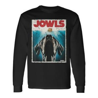 Great Dane Jowls Paws Top Drooling Dog Mom Dog Dad Long Sleeve T-Shirt | Mazezy UK