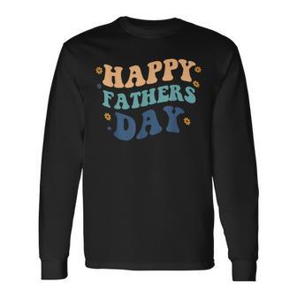 Happy Fathers Day Father's Day From Son Daughter Long Sleeve T-Shirt | Seseable FR