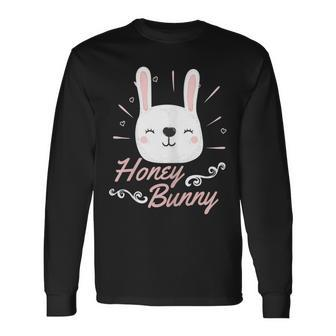 Honey Bunny Rabbit Animal Lovers Long Sleeve T-Shirt - Monsterry CA
