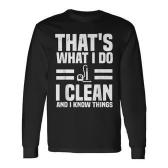 House Cleaner Quote For Housekeeper Long Sleeve T-Shirt - Monsterry CA