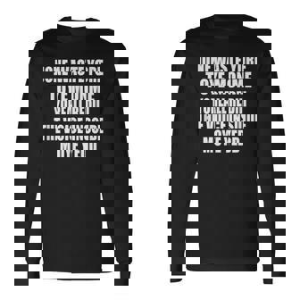 Jone Waste Your Time Long Sleeve T-Shirt | Mazezy