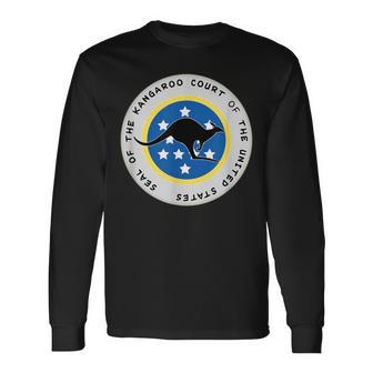 Kangaroo Court Of United States Seal Long Sleeve T-Shirt - Monsterry