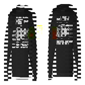Keto Boo Crew Squad Long Sleeve T-Shirt - Monsterry