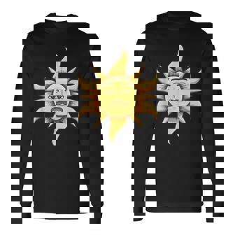 King Arthur's Sun Holy Grail Ni Knight Long Sleeve T-Shirt - Monsterry