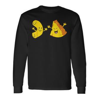 Mac And Cheese Partner Mac N Cheese Food Lover Long Sleeve T-Shirt - Monsterry UK