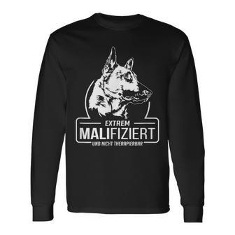 Malinois Malifiziert Igp Dog Slogan S Langarmshirts - Seseable