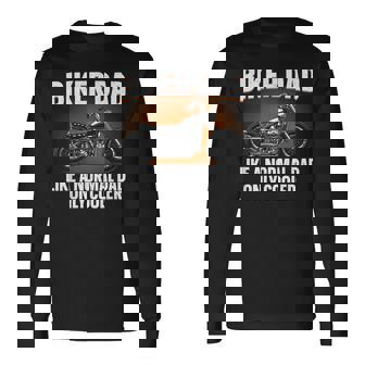 Motorcycle Dad For Grandpa Motorbike Rider Long Sleeve T-Shirt | Seseable UK