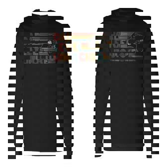 New Dad Dad Level Unlocked Gaming Gamer Dad Mens Long Sleeve T-Shirt - Thegiftio