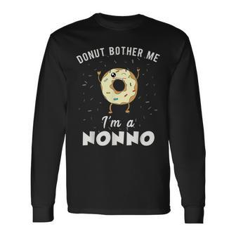Nonno Italian Grandfather Idea Long Sleeve T-Shirt - Monsterry UK
