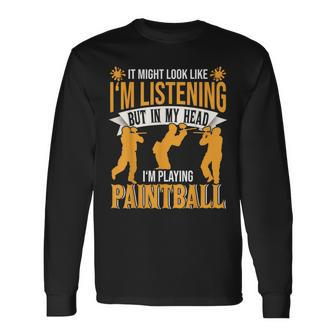 Paintball For Paintball Lovers Long Sleeve T-Shirt - Monsterry DE