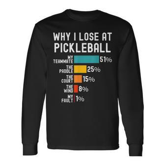 Pickleball Quote Professional Pickleball For Women Long Sleeve T-Shirt | Mazezy