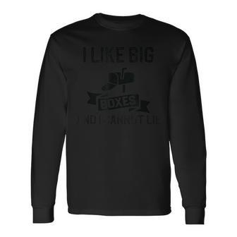 Postman I Like Big Boxes And I Cannot Lie Long Sleeve T-Shirt - Monsterry CA