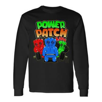 Power Patch Lifts Weightlifting Bodybuilding Workout Long Sleeve T-Shirt - Monsterry DE