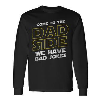 Sci Fi Geek Father & Papa Men Long Sleeve T-Shirt - Monsterry CA