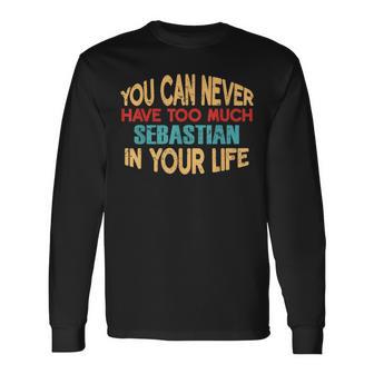 Sebastian Personalisiertes Vorname Witzartikel Langarmshirts - Seseable