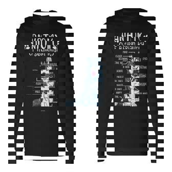 Siberian Husky Dog Holder Anatomy Dog Langarmshirts - Seseable