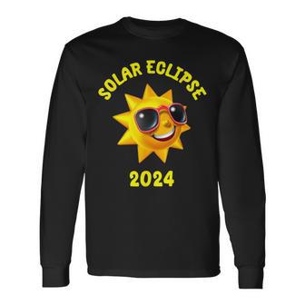 Solar Eclipse Total Darkness April 8 2024 Long Sleeve T-Shirt - Monsterry CA