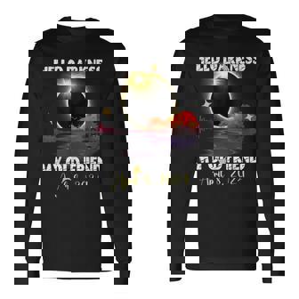 Solare Eclipse 2024 For April 8 2024 Solar Eclips Long Sleeve T-Shirt | Mazezy