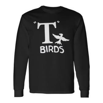 T- Gang Birds Nerd Geek Graphic Langarmshirts - Seseable