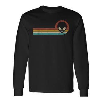 Ufo Lover Retro Style Vintage Alien Space Long Sleeve T-Shirt - Monsterry AU