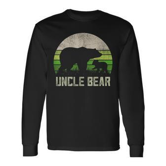 Uncle Bear From Niece & Nephew 1 Cub Vintage Long Sleeve T-Shirt - Monsterry
