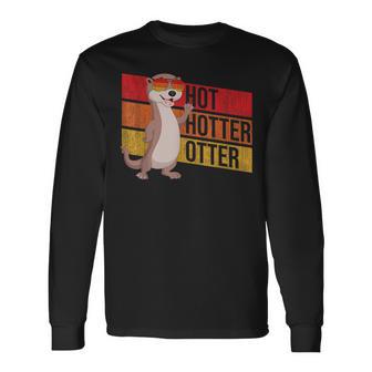 Vintage Hot Hotter Otter S Langarmshirts - Seseable