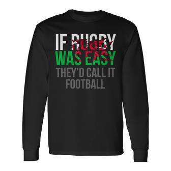 Welsh Rugby Wales Rugby Long Sleeve T-Shirt - Thegiftio UK