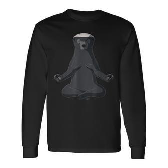 Yoga Honey Badger Long Sleeve T-Shirt - Monsterry DE